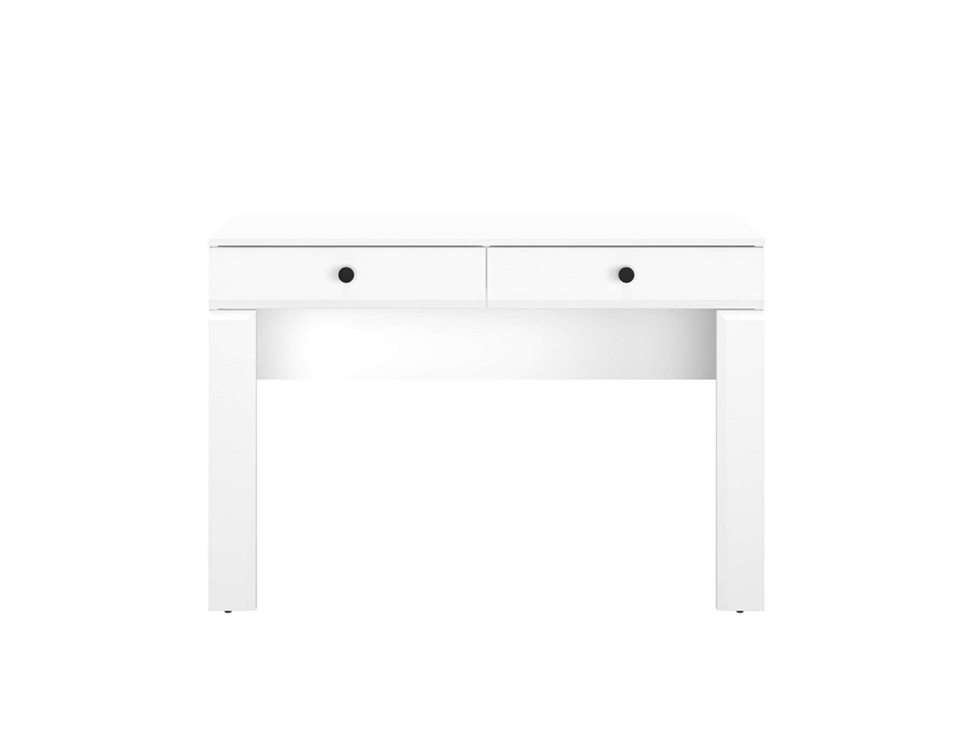 Stylefy Kindertisch Nele Weiß Matt (Computertisch, Bürotisch), Schubladen mit Vollauszug, viel Stauraum, Holzwerkstoff, Modern Design von Stylefy