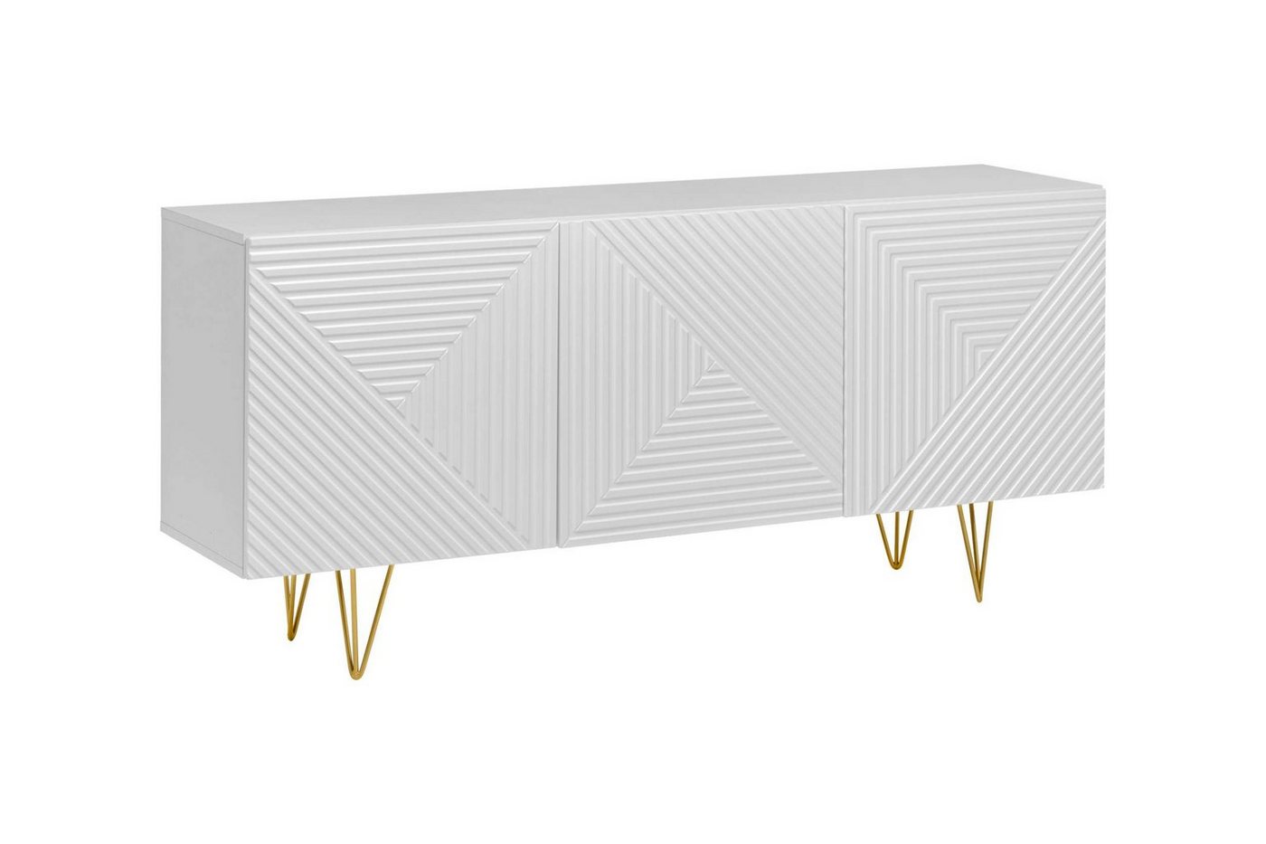 Stylefy Kommode Emir (Sideboard, Schrank), Sideboard 72×160×40 cm, mit viel Stauraum, stehend, Modern Design von Stylefy