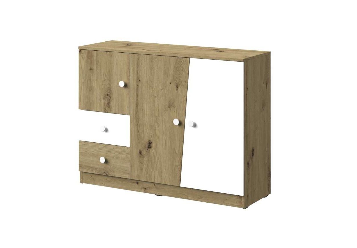 Stylefy Kommode Narin II (Sideboard, Standschrank), mit Schubladen, Vollauszug, Modern Design, für Kinder von Stylefy