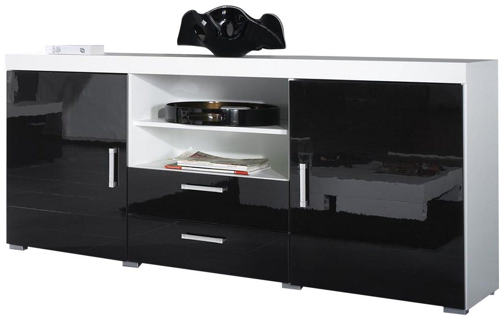 Stylefy Kommode Simba (Sideboard, Standschrank), mit Schubladen, viel Stauraum, Hochglanzfront, Modern Design von Stylefy