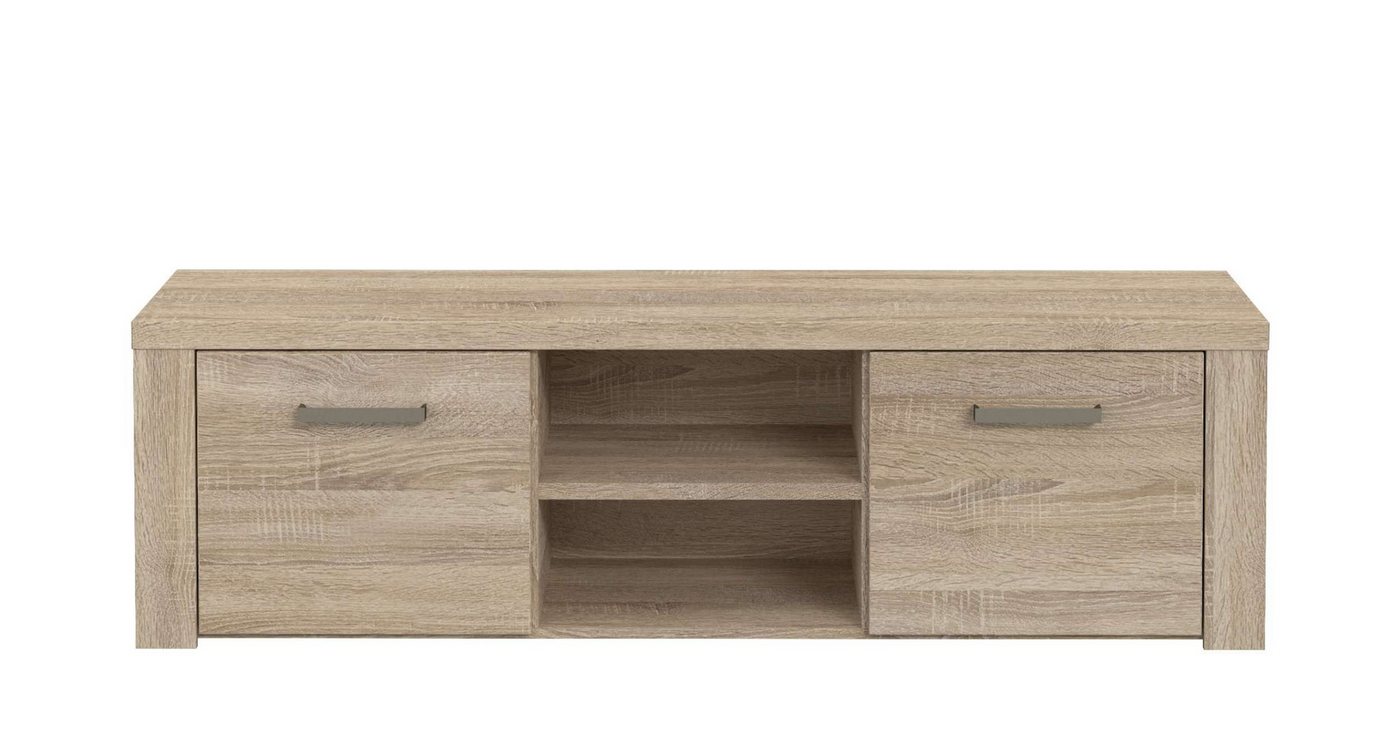 Stylefy Lowboard Baldomero (TV-Kommode, TV-Schrank), mit 2 Türen, 2 offenen Fächern, viel Stauraum von Stylefy