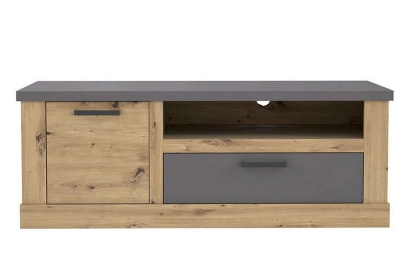 Stylefy Lowboard Duero (TV-Kommode, TV-Schrank), mit viel Stauraum, stehend, mit Schublade, aus Holzwerkstoff von Stylefy