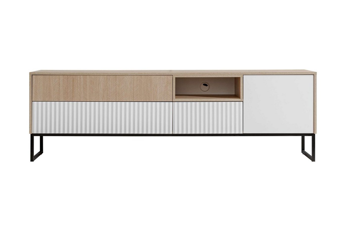 Stylefy Lowboard Odo (TV-Kommode, TV-Schrank, Fernsehschrank), Lowboard, Modern Design, mit Schubladen, mit viel Stauraum, stehend von Stylefy