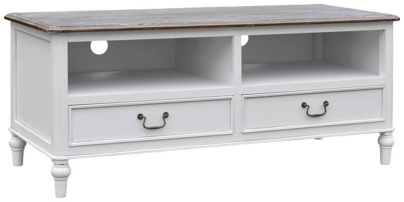 99rooms Lowboard Ravenna Pappel Weiß Hellbraun (TV-Kommode, TV-Schrank), aus Massivholz, rechteckig, mit Schubladen und Kabelführung 99rooms Lowboard Ravenna Pappel Weiß Hellbraun (TV-Kommode, TV-Schrank), aus Massivholz, rechteckig, mit Schubladen und Kabelführung von 99rooms