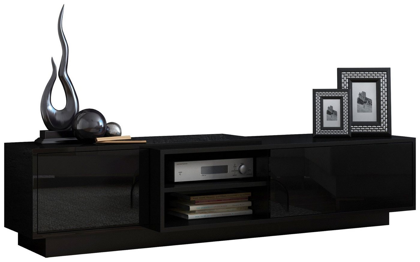 Stylefy Lowboard Sagmi I 180 cm (TV-Kommode, TV-Schrank), Design von Stylefy
