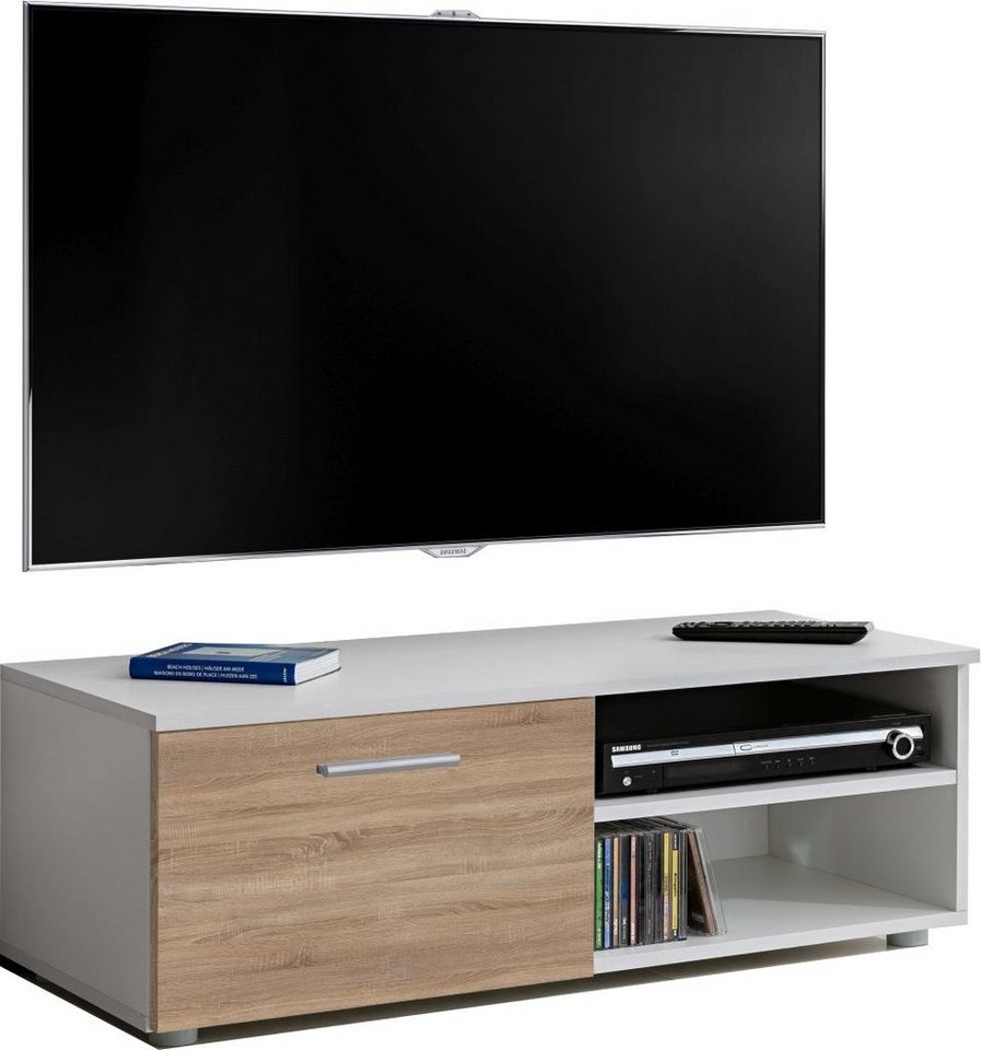 Stylefy Lowboard Teka XII (TV-Kommode, TV-Schrank, Fernsehschrank), wahlweise mit LED-Beleuchtung, Modern Design, aus Holzwerkstoff, viel Stauraum, variabel stellbar, für Wohnzimmer von Stylefy