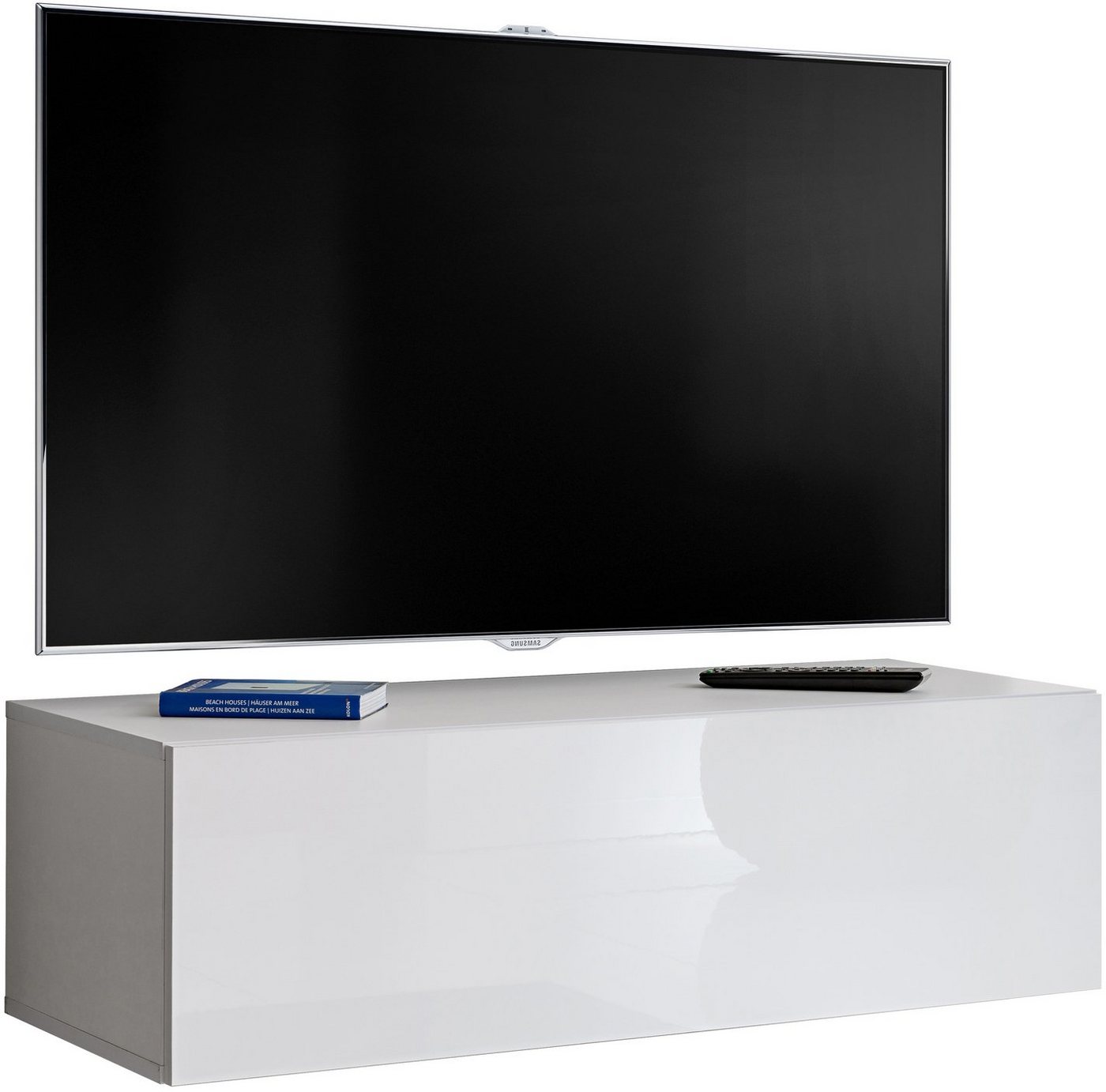 Stylefy Lowboard Teka XVII (TV-Kommode, TV-Schrank, Fernsehschrank), hängbar von Stylefy