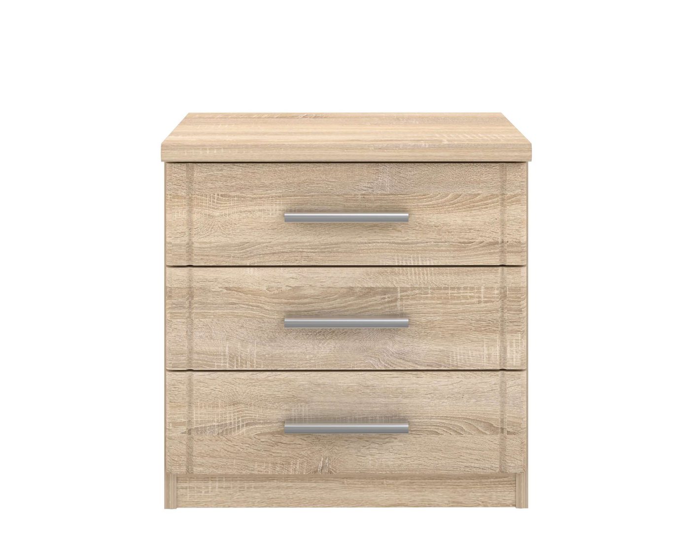 Stylefy Nachttisch Goria (Nachtkommode, Nachttischschrank), für Schlafzimmer/Kinderzimmer, mit 3 Schubladen, aus Holzwerkstoff von Stylefy