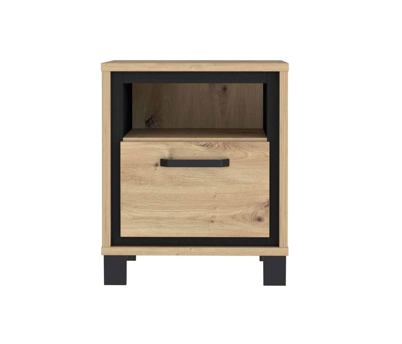 Stylefy Nachttisch Teo (Nachtkommode, Nachttischschrank), mit Schublade, aus Holzwerkstoff von Stylefy