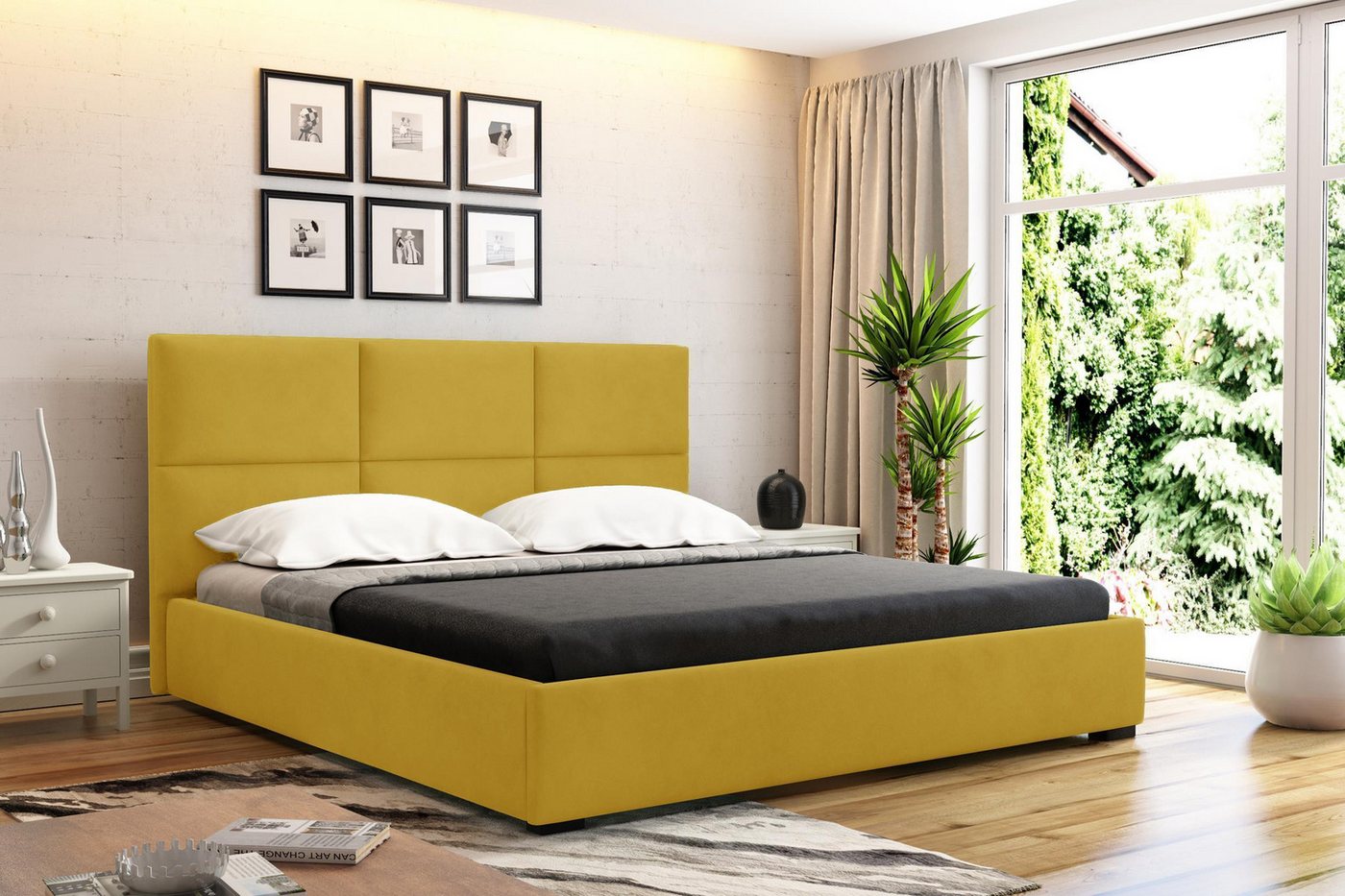 Stylefy Polsterbett Orleans (Schlafzimmerbett, Bett), Design von Stylefy
