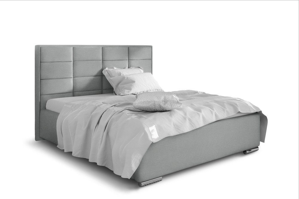 Stylefy Polsterbett Zelmira (Schlafzimmerbett, Bett), 120/140/160/180/200x200 cm, wahlweise mit Bettkasten, mit Lattenrost von Stylefy
