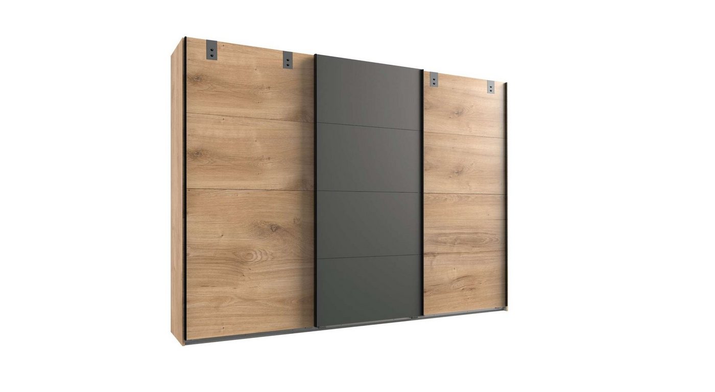 Stylefy Schwebetürenschrank Madrid III (Kleiderschrank, Mehrzweckschrank) mit 3 Schiebetüren, aus Holzwerkstoff, Modern Design, viel Stauraum, variabel stellbar von Stylefy