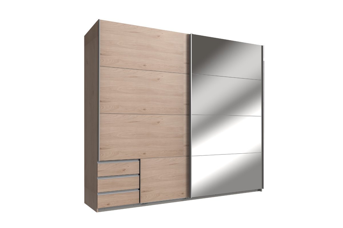 Stylefy Schwebetürenschrank Odri II (Kleiderschrank, Mehrzweckschrank) stellbar von Stylefy