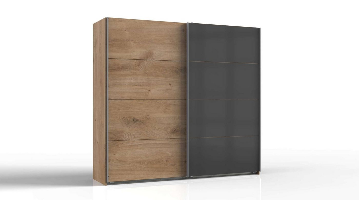 Stylefy Schwebetürenschrank Veneto I (Kleiderschrank, Mehrzweckschrank) 2-türig, aus Holzwerkstoff, Modern Design, viel Stauraum, variabel stellbar von Stylefy