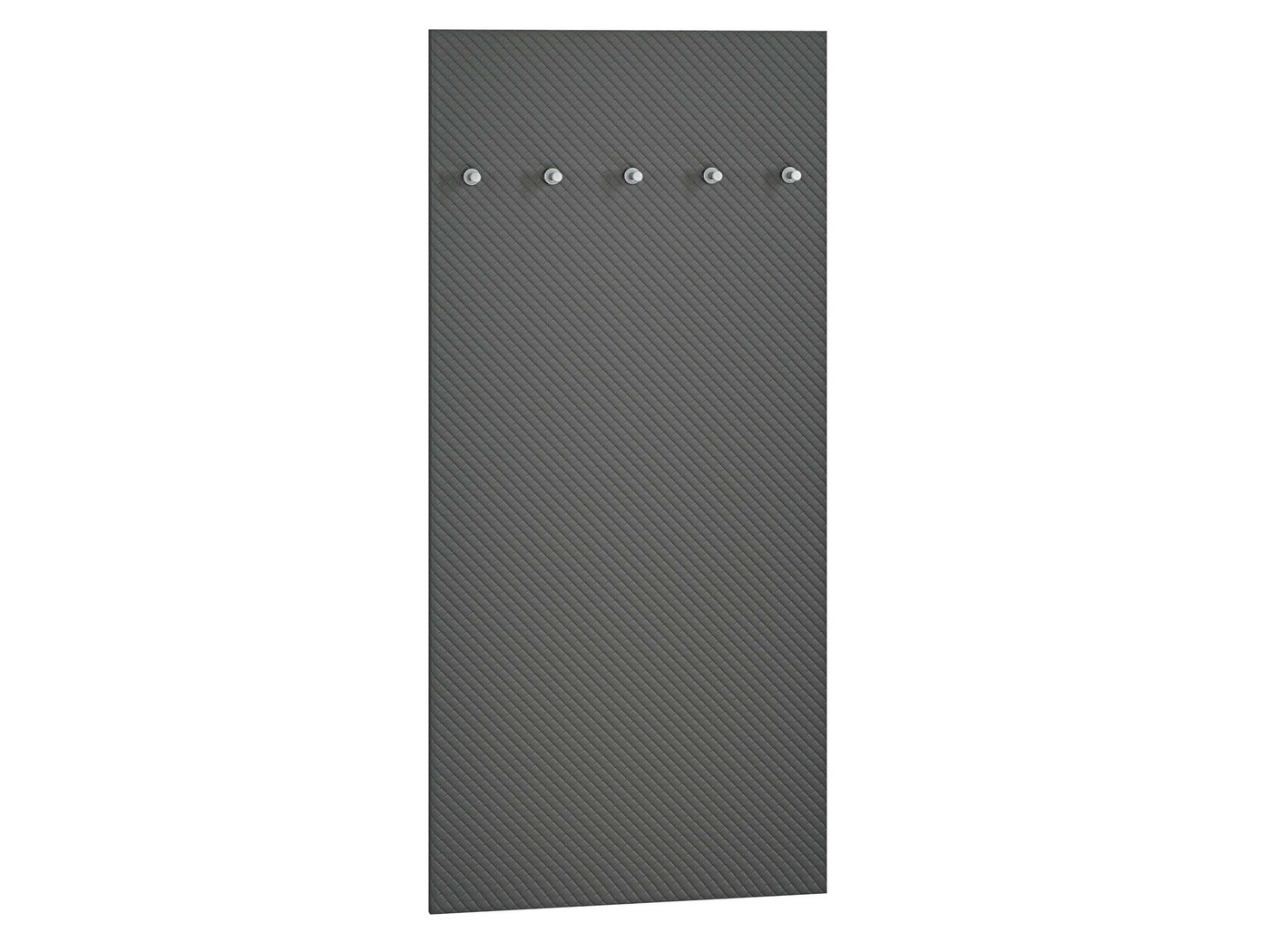 99rooms Garderobenpaneel Gaho III Anthrazit (Wandschrank, Hängeschrank), mit 5xHacken, Spanplatte, variabel hängbar, Modern Design 99rooms Garderobenpaneel Gaho III Anthrazit (Wandschrank, Hängeschrank), mit 5xHacken, Spanplatte, variabel hängbar, Modern Design von 99rooms