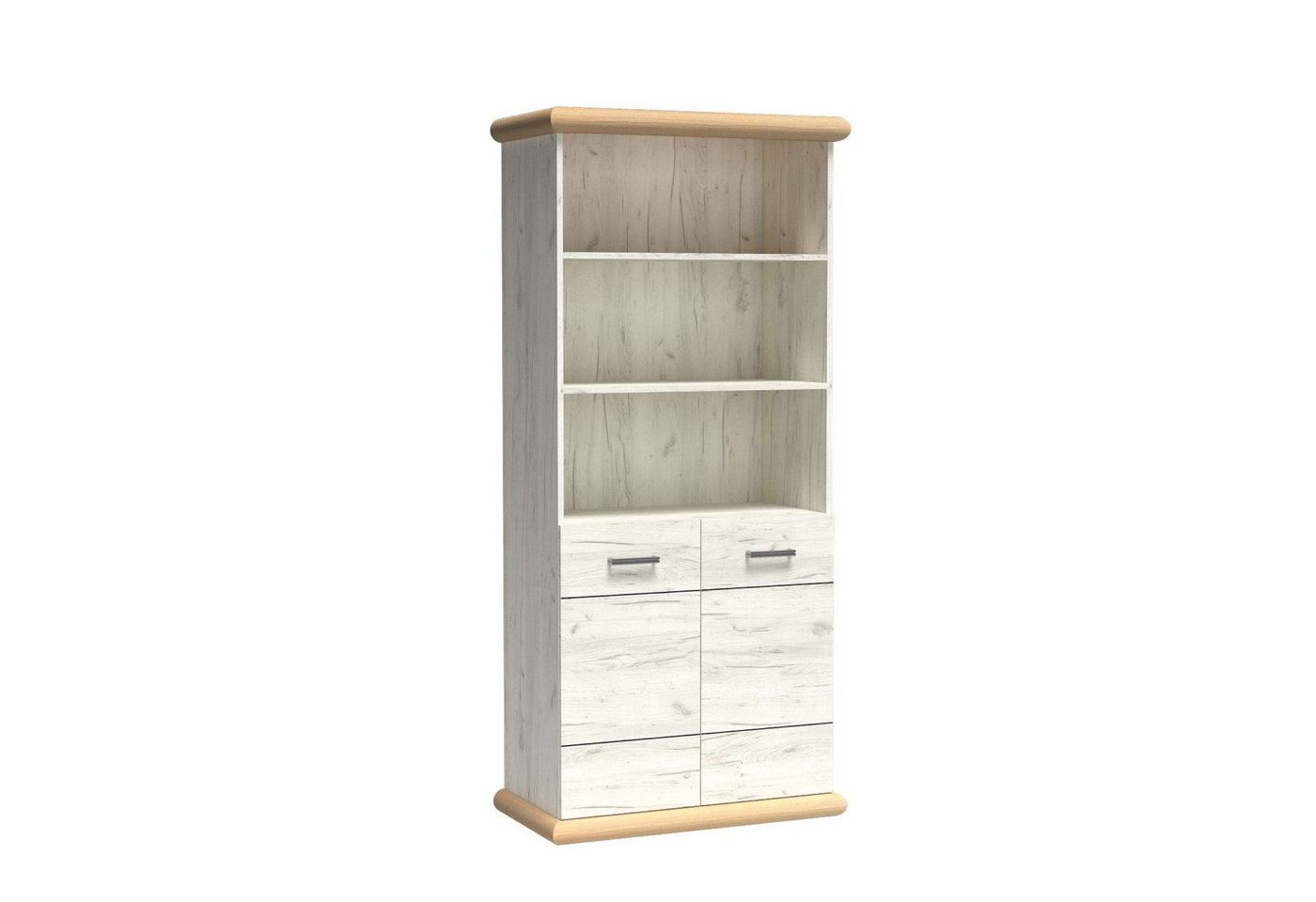 Stylefy Standregal Korina, Standschrank, Bücherregal, 2-türig, viel Stauraum, Modern Design von Stylefy