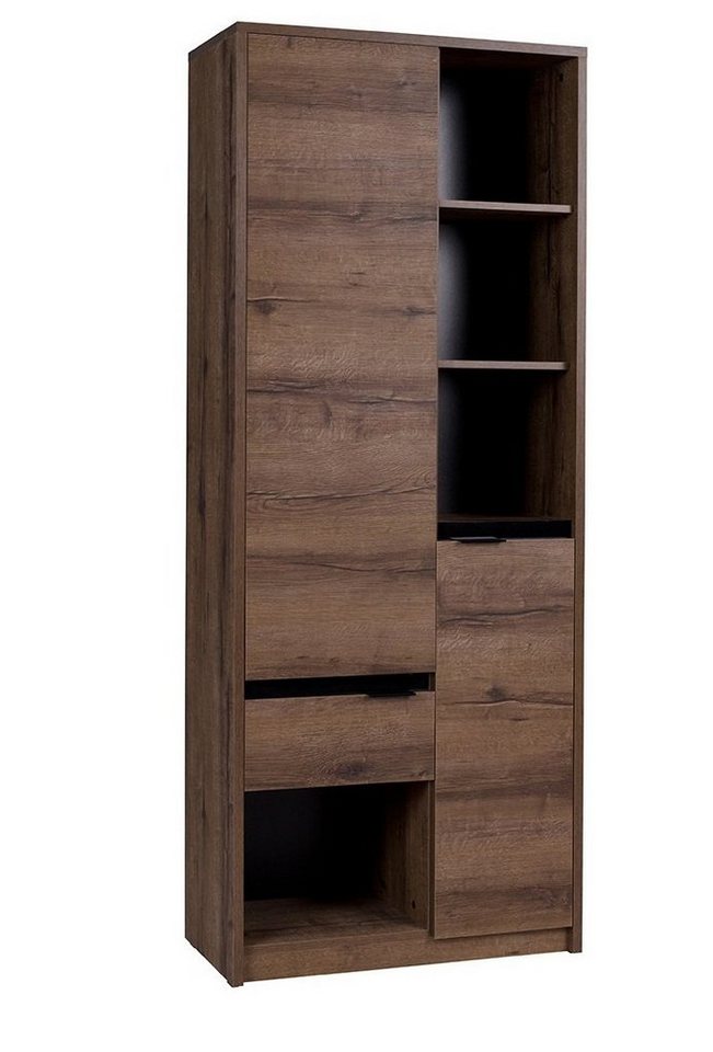 Stylefy Standregal Sammy, Bücherregal, Stanfschrank, mit 10 Fächern, viel Stauraum, Modern Design, variabel stellbar von Stylefy