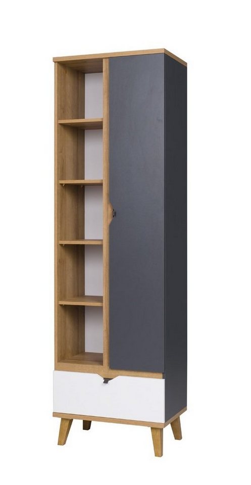 99rooms Standregal Stylefy Antares Regalschrank I, Bücherregal, Stanfschrank, mit Schublade und 5 Fächern, viel Stauraum, Modern Design, variabel stellbar von 99rooms