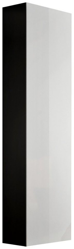 Stylefy Stauraumschrank FLI T40 rechts 170x40x29 cm (Wandregal, Wandschrank, Wohnmöbel) mit 3 Einlegeböden, mit Push-to-Open, Hochglanzfront, Design Modern, variabel hängbar, aus Holzwerkstoff von Stylefy