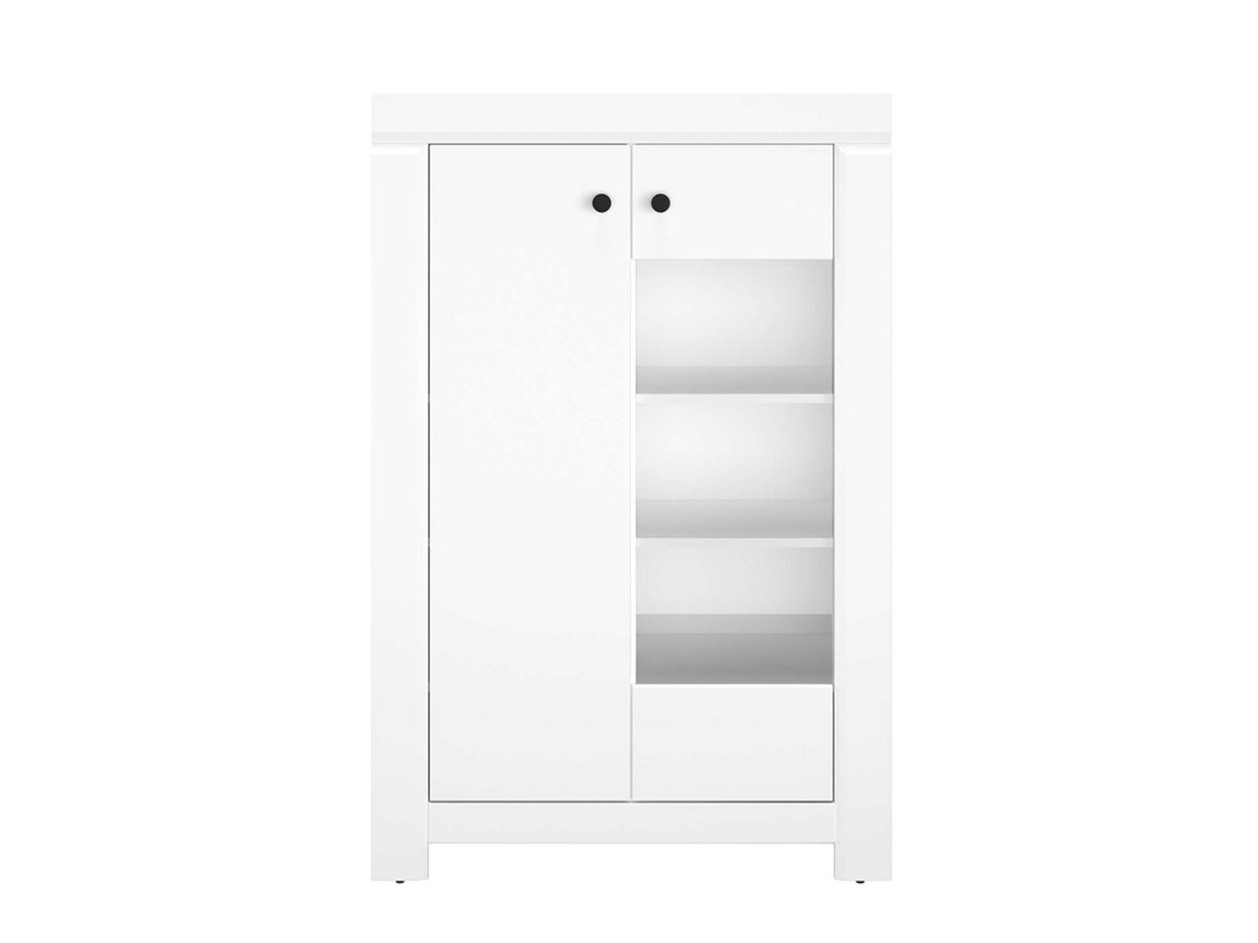 Stylefy Vitrine Nele II (Standvitrine, Glasvitrine) Design von Stylefy