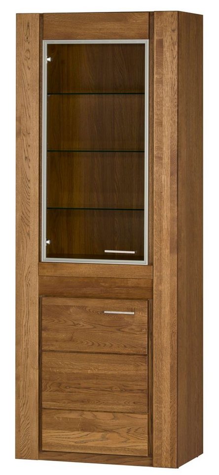 Stylefy Vitrine Vittirio Massivholz (Standvitrine, Glasvitrine) Massivholz von Stylefy