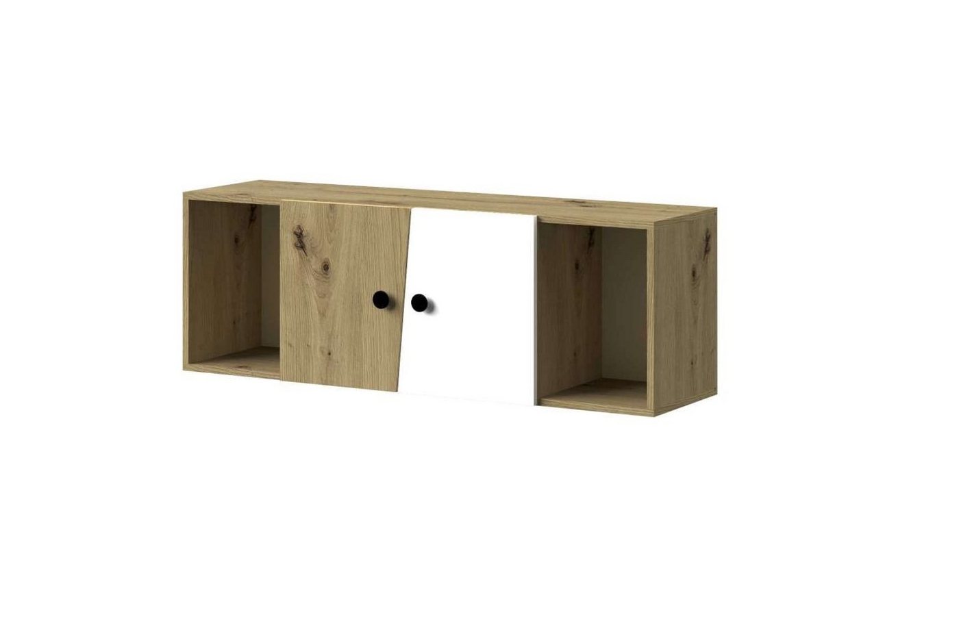 Stylefy Wandregal Narin II, Wandregal, Wandschrank, 2 offene Fächer, aus Holzwerkstoff, viel Stauraum, Modern Design von Stylefy