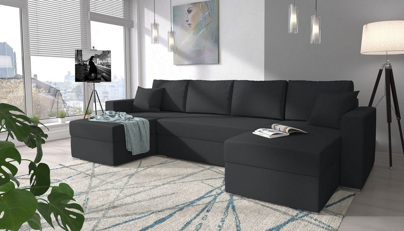 Stylefy Wohnlandschaft Rubicon, U-Form, Sofa, Design von Stylefy