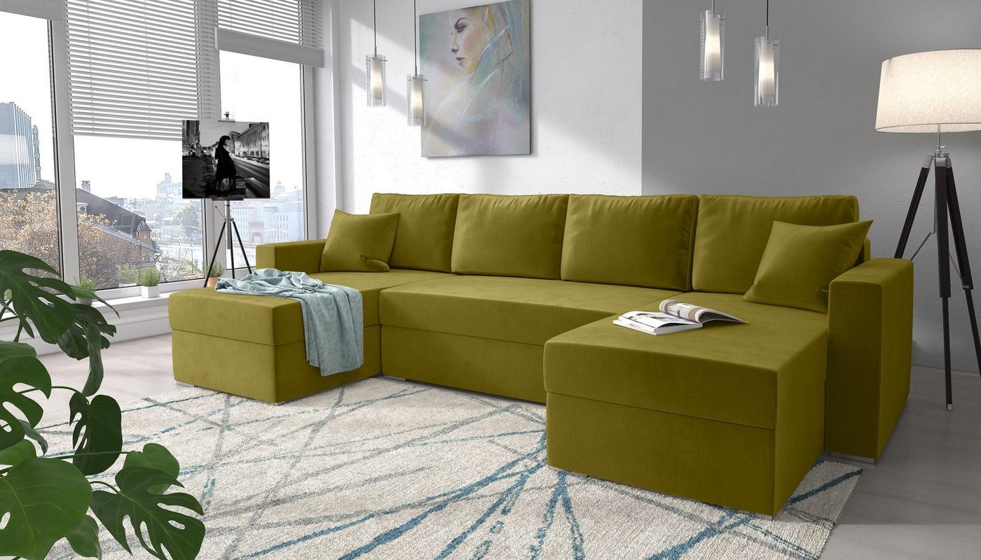 Stylefy Wohnlandschaft Rubicon, U-Form, Sofa, Design von Stylefy