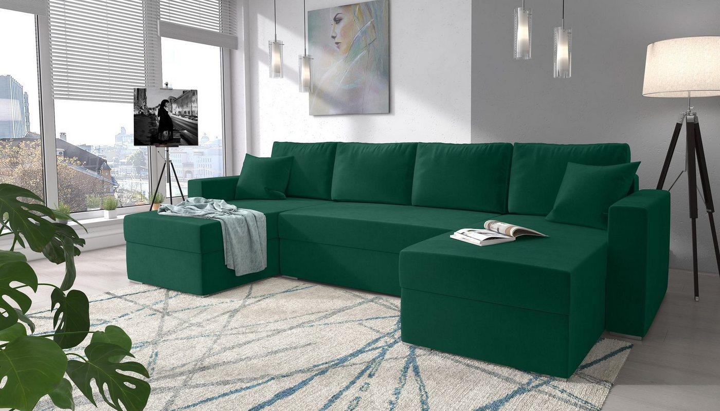 Stylefy Wohnlandschaft Rubicon, U-Form, Sofa, Design von Stylefy