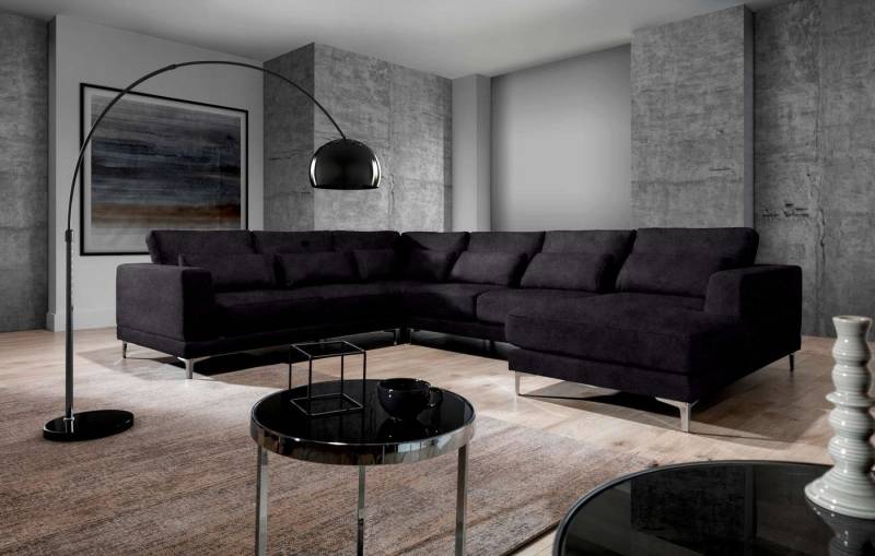 Stylefy Wohnlandschaft Vanea, U-Form, Design von Stylefy