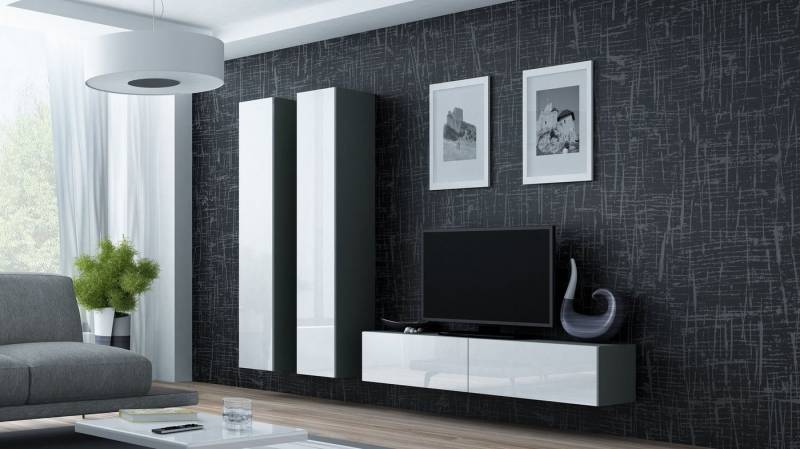 99rooms Wohnwand Vago IX, (Set (3-St), Wohnmöbel, Wohnzimmer-Set), Design von 99rooms