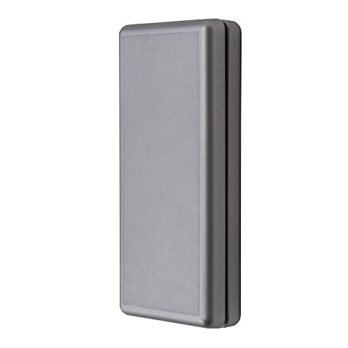Dekomagnet eckig 40x80mm - zum raffen von Vorhängen oder als Griff für Schiebevorhänge - Qualität Made in Germany - sehr starker Halt (Chrom-Matt) von Stylelex
