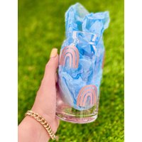 Regenbogenglas, Bierglas Dose, Glas Kaffeetasse, Sodaglas Kanne, Option Mit Bambusdeckel Und Stroh Zu Kommen Regenbogenglas, Bierglas Dose, Glas Kaffeetasse, Sodaglas Kanne, Option Mit Bambusdeckel Und Stroh Zu Kommen von StylesofSunshine