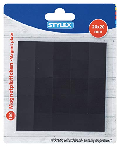 100 Magnetpads / Größe: 20 x 20 mm von Stylex