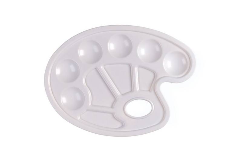 Stylex Handabdruck-Set Multi Farb Mischpalette weiß 10 Mulden ovale Form von Stylex