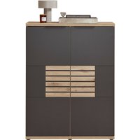 Stylife Highboard SANTIAGO, Holznachbildung von Stylife