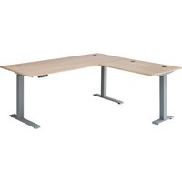 Stylife Winkelschreibtisch BASEL OFFICE, Holznachbildung von Stylife