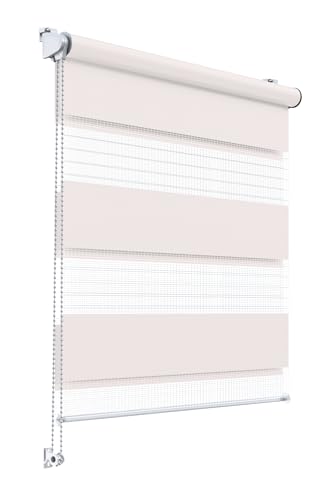 Stylo Rollos Tag Nacht – Fensterrollo – Ohne Bohren – Universeller Mechanismus – Einfache Montage – Rollos auf Schnur – Halbtransparent – Verdunkelnd – Innenrollos - 55x150 cm Heller Pfirsich Stylo Rollos Tag Nacht – Fensterrollo – Ohne Bohren – Universeller Mechanismus – Einfache Montage – Rollos auf Schnur – Halbtransparent – Verdunkelnd – Innenrollos - 55x150 cm Heller Pfirsich von Stylo