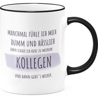Funtasstic Tasse Manchmal Fühle Ich Mich Dumm Und Hässlich.. Kollegen Kaffeebecher Für Das Büro Tee, Kaffee Geschenkidee Funtasstic Tasse Manchmal Fühle Ich Mich Dumm Und Hässlich.. Kollegen Kaffeebecher Für Das Büro Tee, Kaffee Geschenkidee von Stylotex