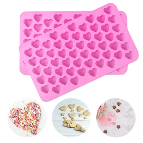 2 Stück Herz Silikon Formen für Lebensmittel - Eiswürfel, Schokolade, Bonbons, Kuchen - DIY Backformen für Liebe 2 Stück Herz Silikon Formen für Lebensmittel - Eiswürfel, Schokolade, Bonbons, Kuchen - DIY Backformen für Liebe von Styquenzer