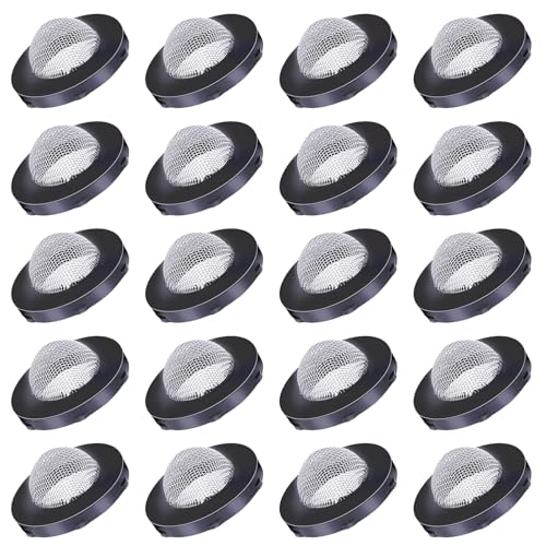 20 Stück Wasserhahn Sieb, Siebdichtung Dichtung O Ring Dichtung Dusche Edelstahl Schlauchdichtung Gummi Scheibe Mesh-Gummidichtung Dichtungsringe mit Sieb für 3/4 Zoll Gartenschlauch Brausekopf von Styquenzer