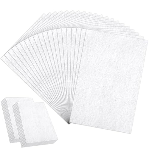 20 Stück 18 X 28.5 Cm Filzstoff Zum Basteln Weiße Bastelfilz 1mm Steife Handwerks Hobby Platten Dicke Filzwolle Gewebe Blätter Filz Zum Nähen Für Heimwerker Kunst Und Näh Projekte Bastel Bedarf von Styquenzer