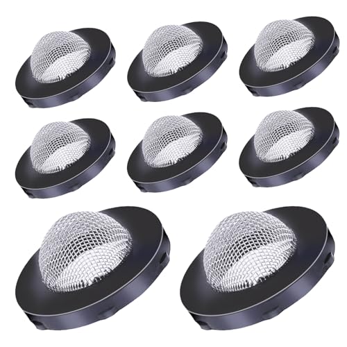 8 Stück Wasserhahn Sieb, Siebdichtung Dichtung O Ring Dichtung Dusche Edelstahl Schlauchdichtung Gummi Scheibe Mesh-Gummidichtung Dichtungsringe mit Sieb für 3/4 Zoll Gartenschlauch Brausekopf von Styquenzer