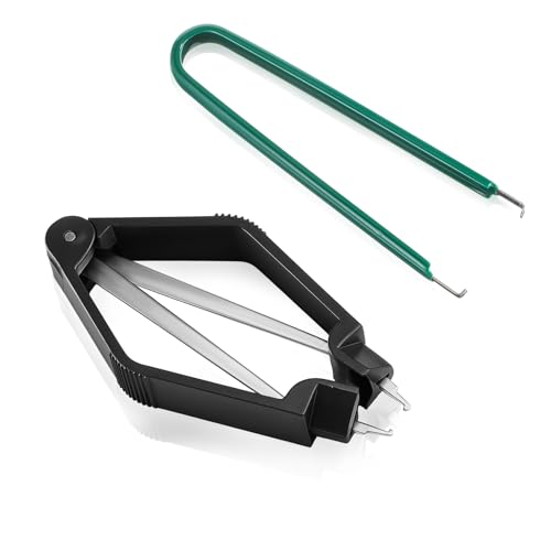 IC PLCC Chip Extractor U-Form ROM Extractor Puller IC Chip Remover Tool Motherboard Circuit Board Component Puller Tool Clip Zange für Demontage von elektronischen Komponenten Schmuck von Styquenzer