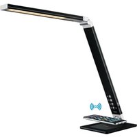 Schreibtischleuchte Alu.schwarz H.max.420mm Standfuß m.LED HANSA von Styro