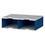 Styro Sortiersystem Styrodoc® Grau, Schwarz 48,5 x 33,1 x 15,3 cm von Styro