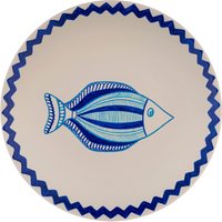 Teller-Set, Handgemalte Dekorative Wandteller, 5-Teiliges Set Mit Kleiderbügeln, Fischfiguren, Gastgeschenk, Urlaubsgeschenk von SuGibi