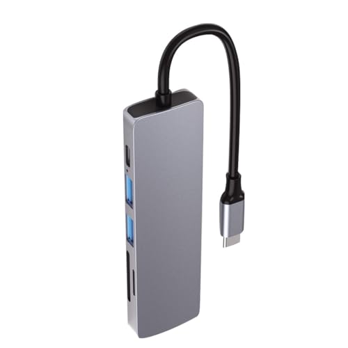 6 in 1 USB C Hub Phone Computer Connector Tool Data Transfer Type -C Converter Extender Accessory Connection Adapter Cards Reader von Suammiitstrieadea