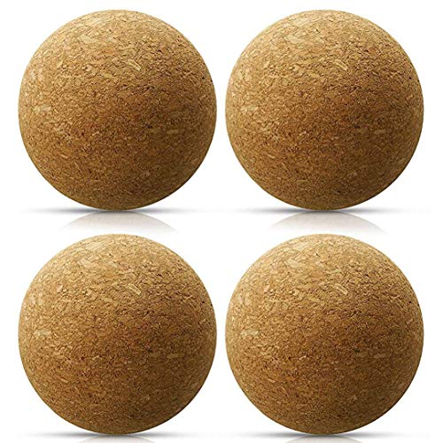 SuanQ 4 StüCk Wine Cork Ball Stopper Wine Cork Stopper Cork Ball für Dekanter Cork von SuanQ