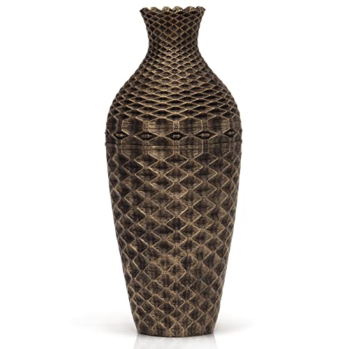 Suanti Blumenvase, 27,9 cm hohe Vase mit minimalistischem Design und einzigartigen Formen, Bodenvase für Schlafzimmer, Wohnzimmer, Büro und Küche von Suanti